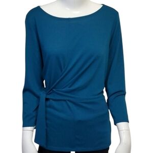 Liz Claiborne Long-sleeve Side-tie Blouse